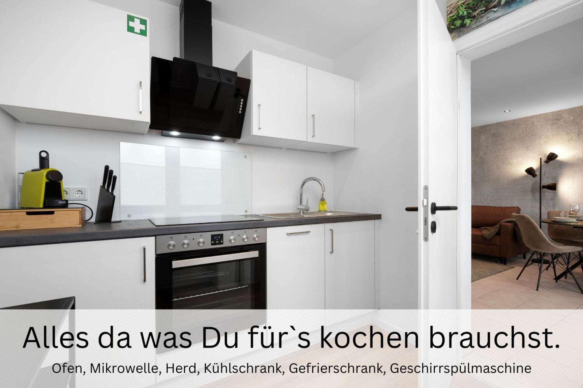 Apartmán Urban Jungle Industrial Parkplatz Balkon Business Dreieich Exteriér fotografie