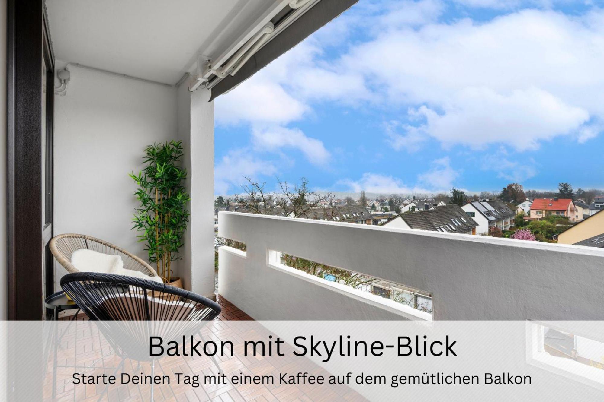 Apartmán Urban Jungle Industrial Parkplatz Balkon Business Dreieich Exteriér fotografie